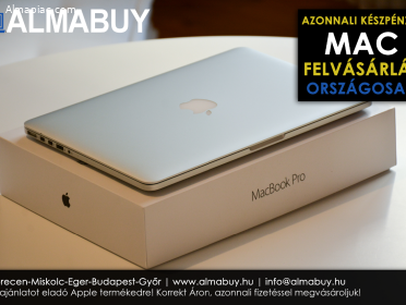 Azonnali készpénzes MacBook felvásárlás