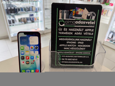 iPhone 13 Mini 128GB Független/1 hónap gar./Akku 100%/p4841