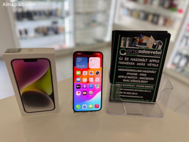 iPhone 14 Plus 128GB Független használt/1 hónap gar./Akku 85%/p4835