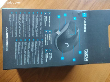 Nagy precizitású, Toucan ergonomikus egér.